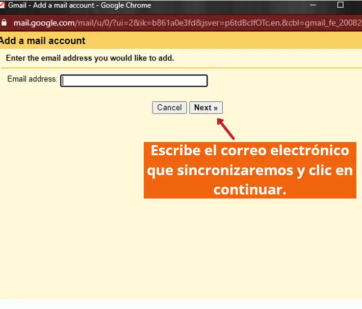 Captura de pantalla 4 de la configuración de Gmail
